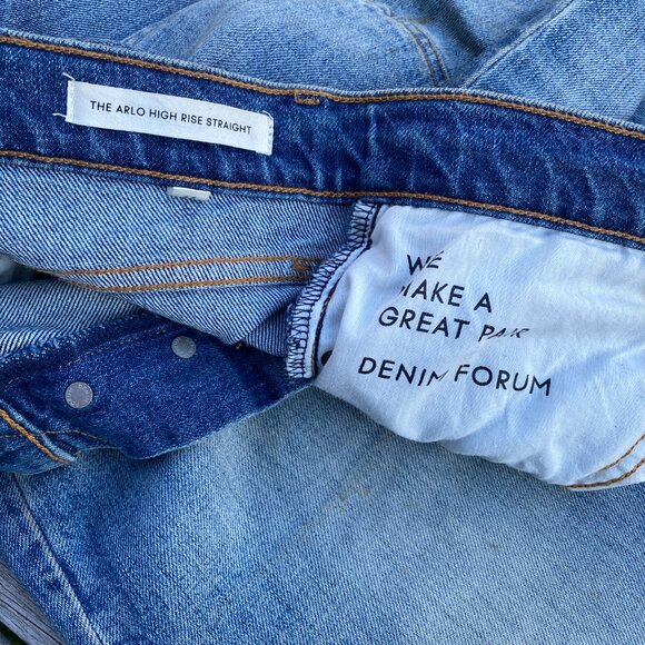 Denim Forum | The Arlo High-Rise Straight Jeans | Size 29 - Picture 8 of 13